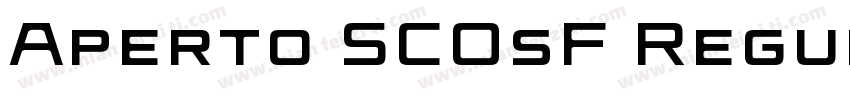Aperto SCOsF Regular字体转换